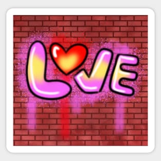 Graffiti "Love" Sticker